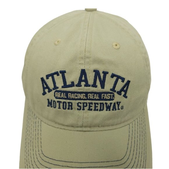 Atlanta Motor Speedway Adjustable Cap Trucker Baseball Hat Real Racing Real Fast - Picture 13 of 14
